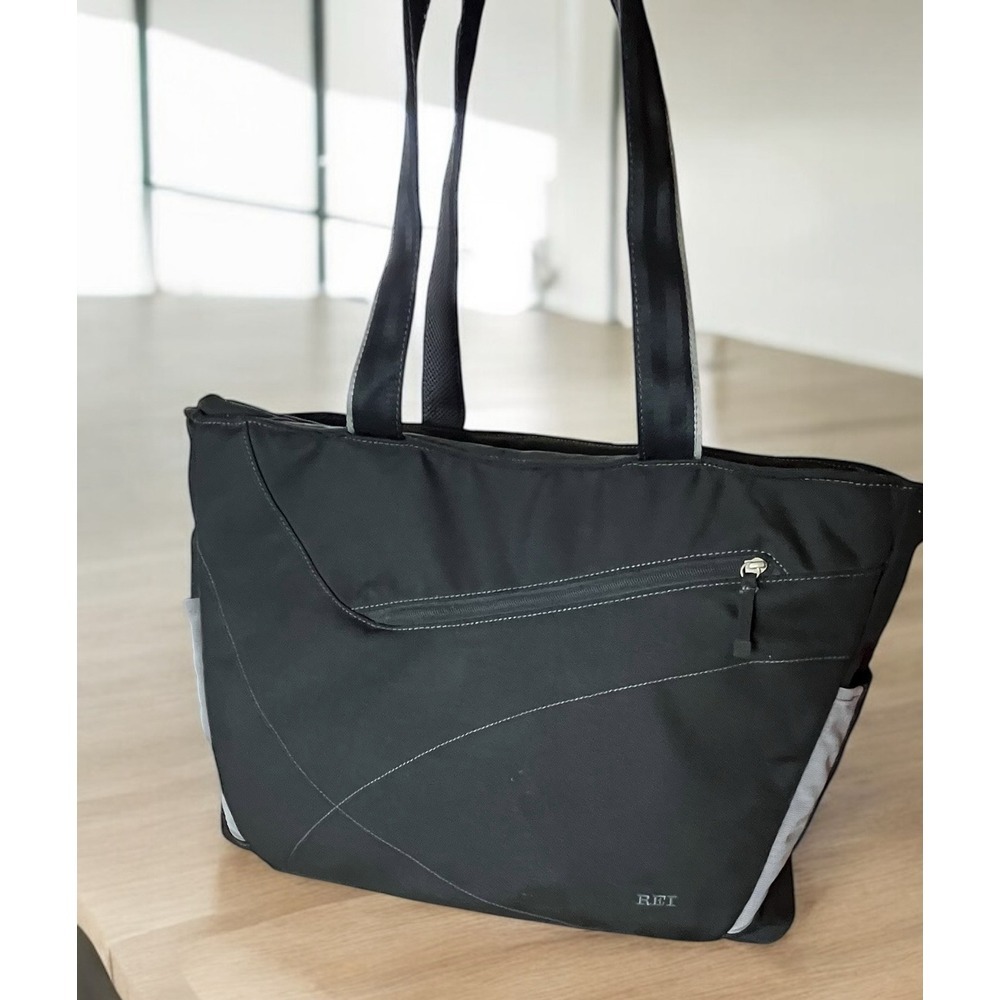 REI Co-Op Insulated Tote Bag Large Grocery Bag Picnic Hiking Black